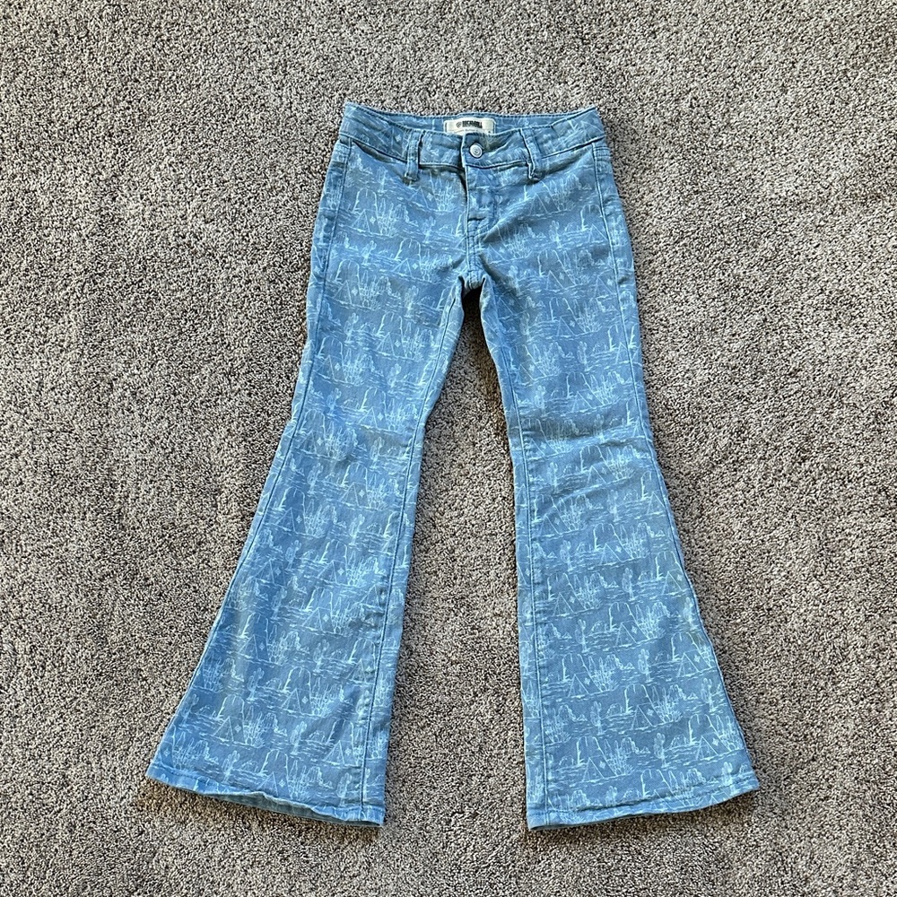 Rock & Roll Cowgirl Blue Flared Jeans